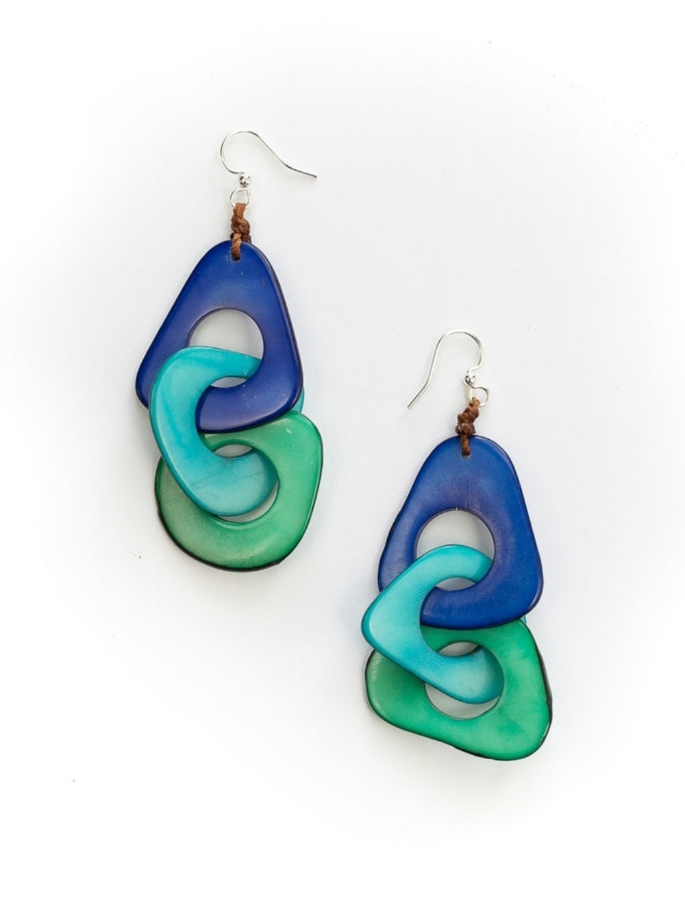 Vero Dangle Tagua Earrings